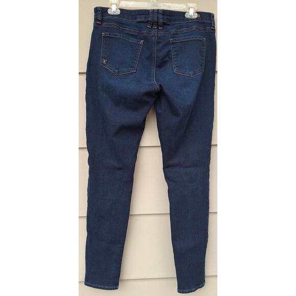 KUT from the Kloth MIA Toothpick Skinny Blue Jeans Cotton Lyocel Poly Spandex 10 - Picture 4 of 10